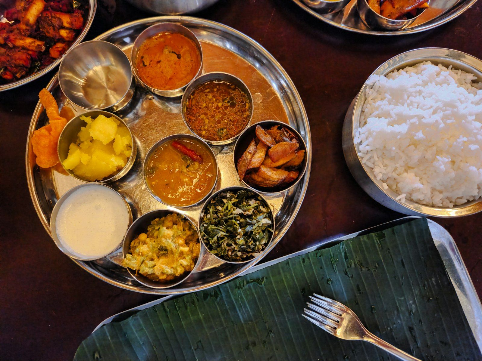 Traditional thali